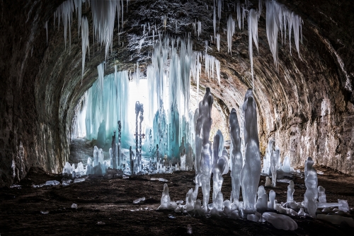 Inverted icicles cave in Yeoncheon County
