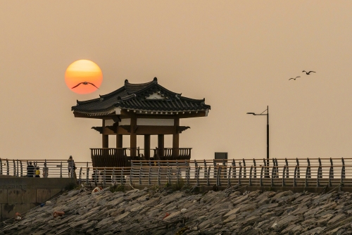 Gungpyeong Port_sunset